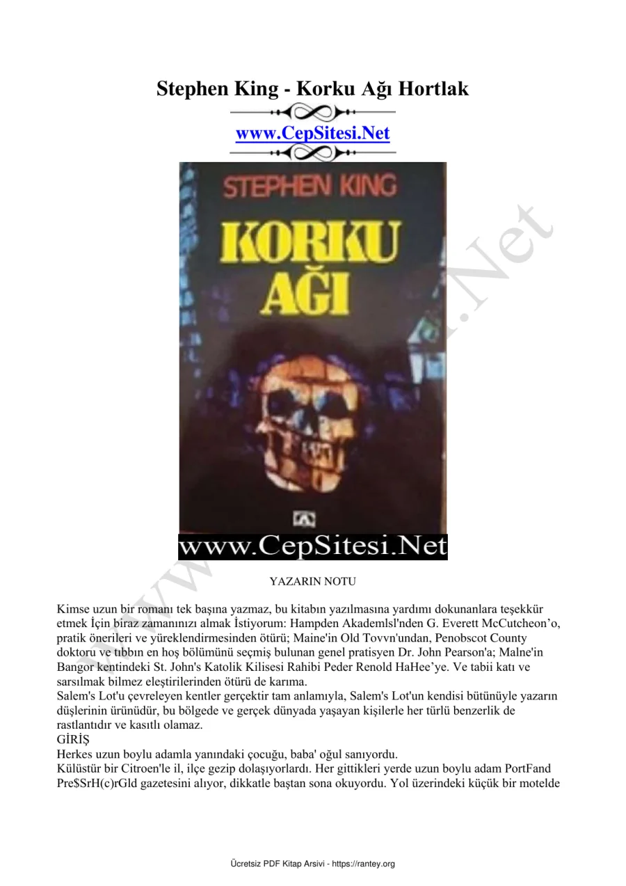 Korku Ağı Hortlak kapak görseli