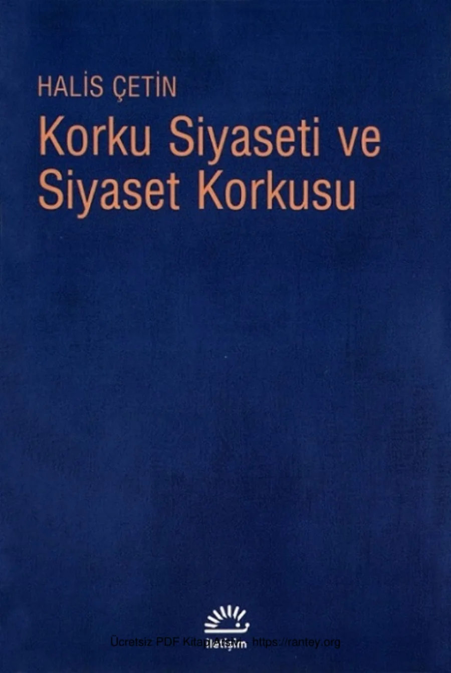 Korku Siyaseti ve Siyaset Korkusu kapak görseli