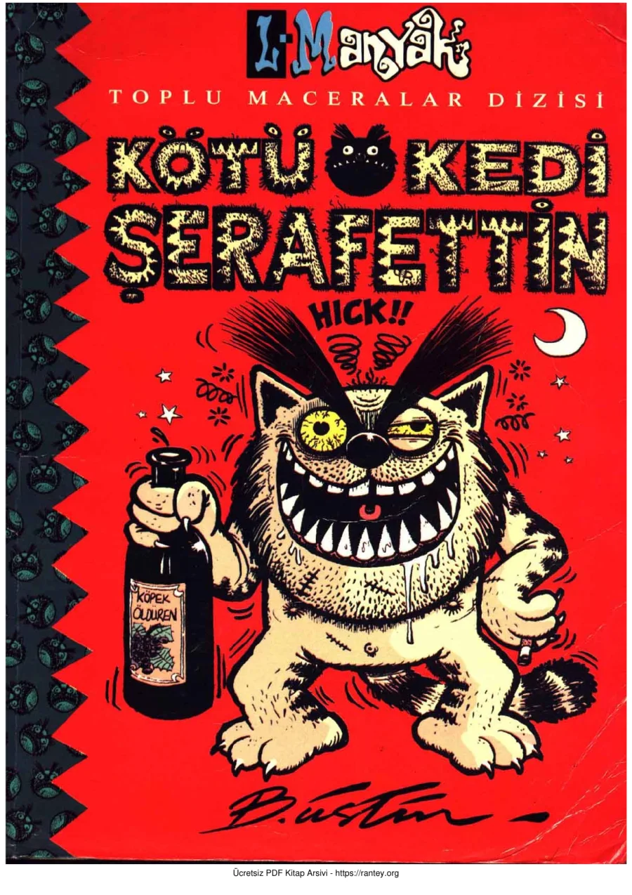 Kötü Kedi Şerafettin 1 kapak görseli