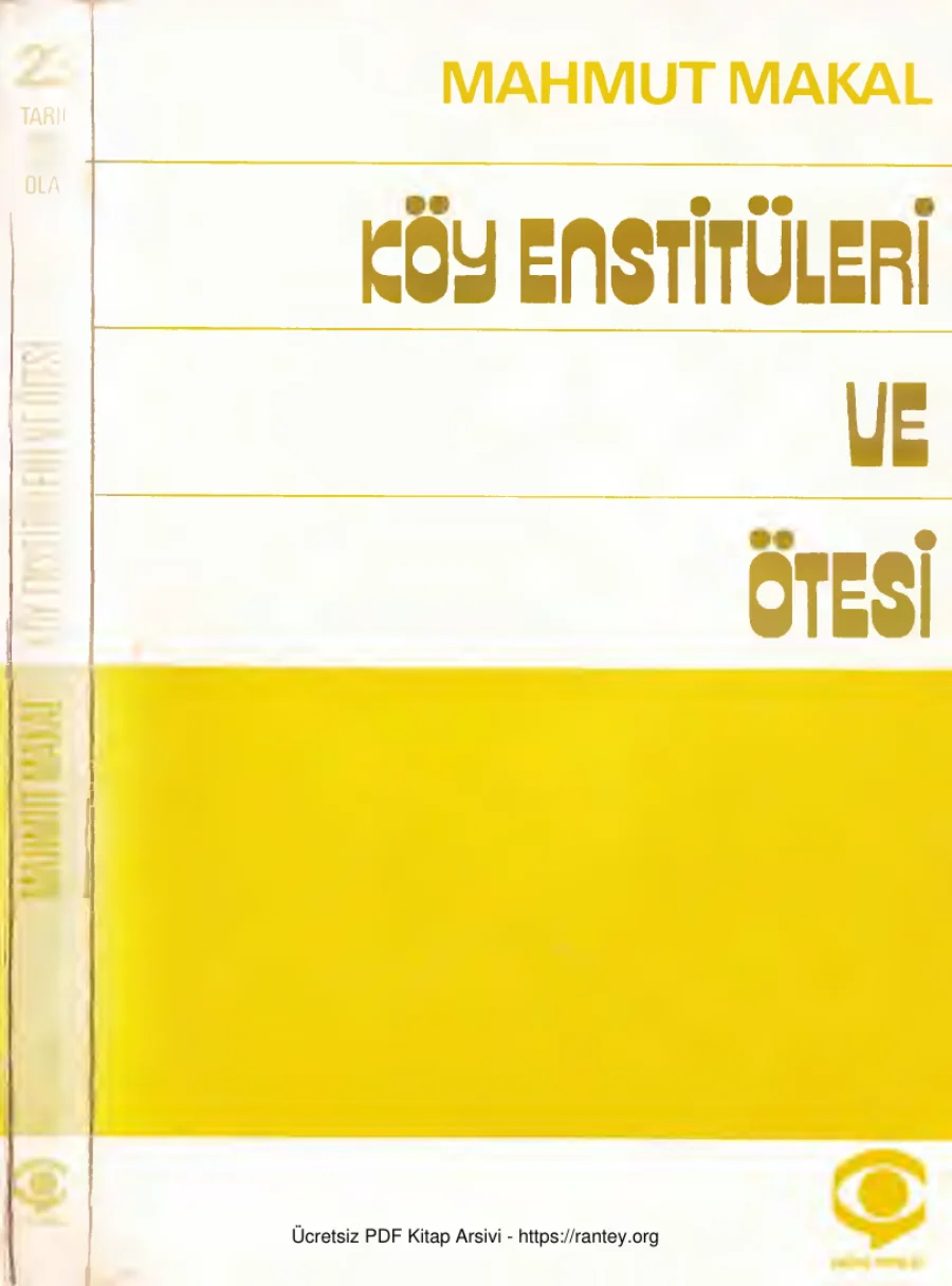 Köy Enstitüleri ve Ötesi Çağdaş Yayınları kapak görseli