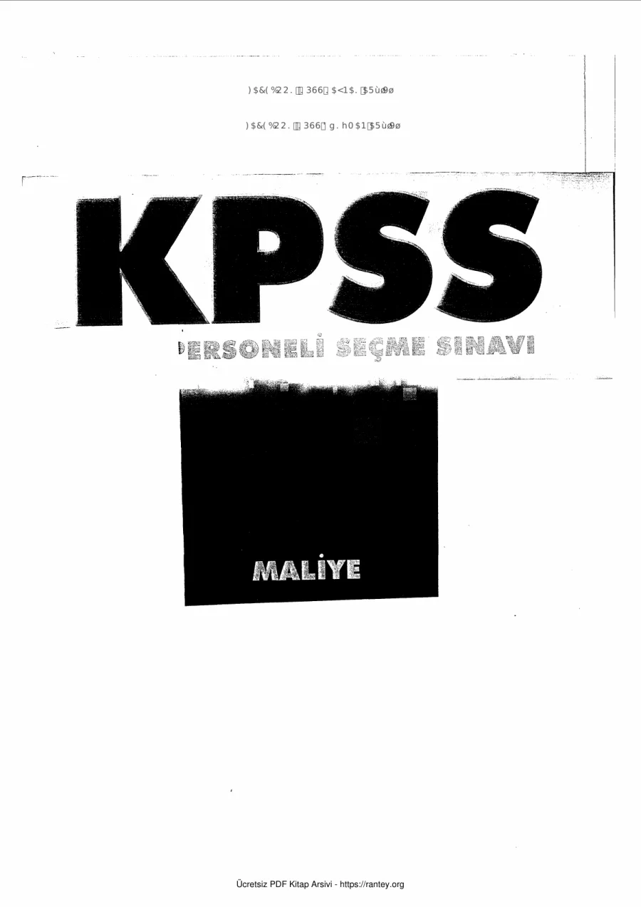 KPSS A MuratYayınları Maliye kapak görseli