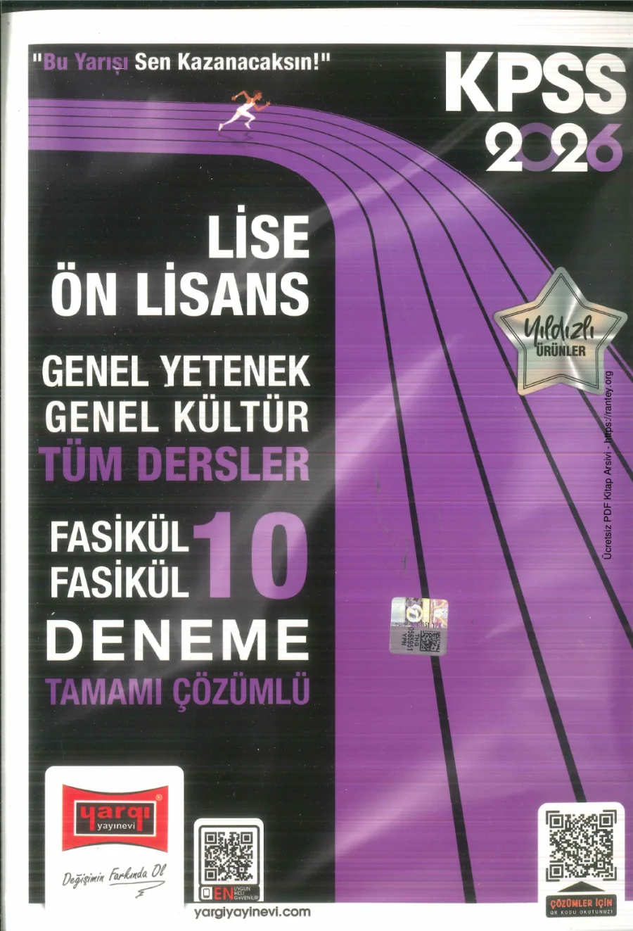 KPSS YARGI LISE ONLISANS 10 DENEME 20261 kapak görseli