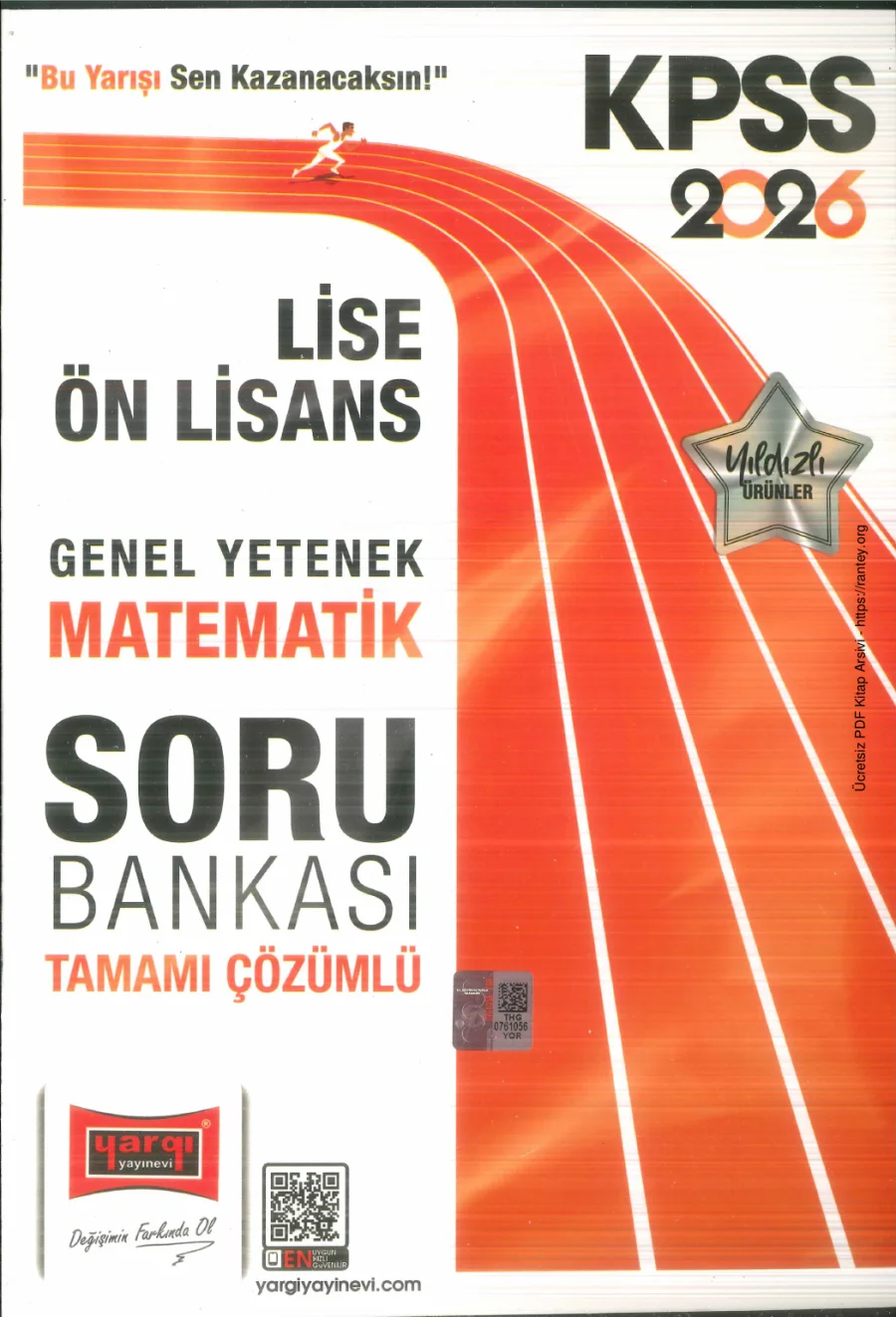 KPSS YARGI LISE ONLISANS MATEMATIK SORU BANKASI 2026 kapak görseli