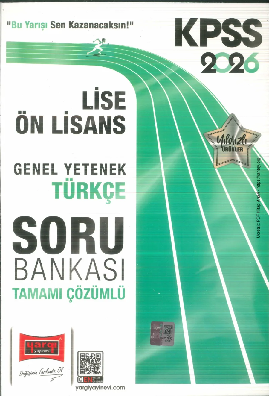 KPSS YARGI LISE ONLISANS TURKCE SORU BANKASI 2026 kapak görseli