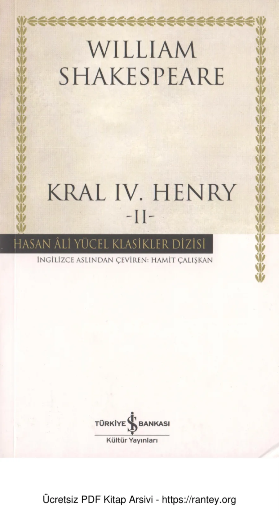 Kral IV Henry Cilt II kapak görseli