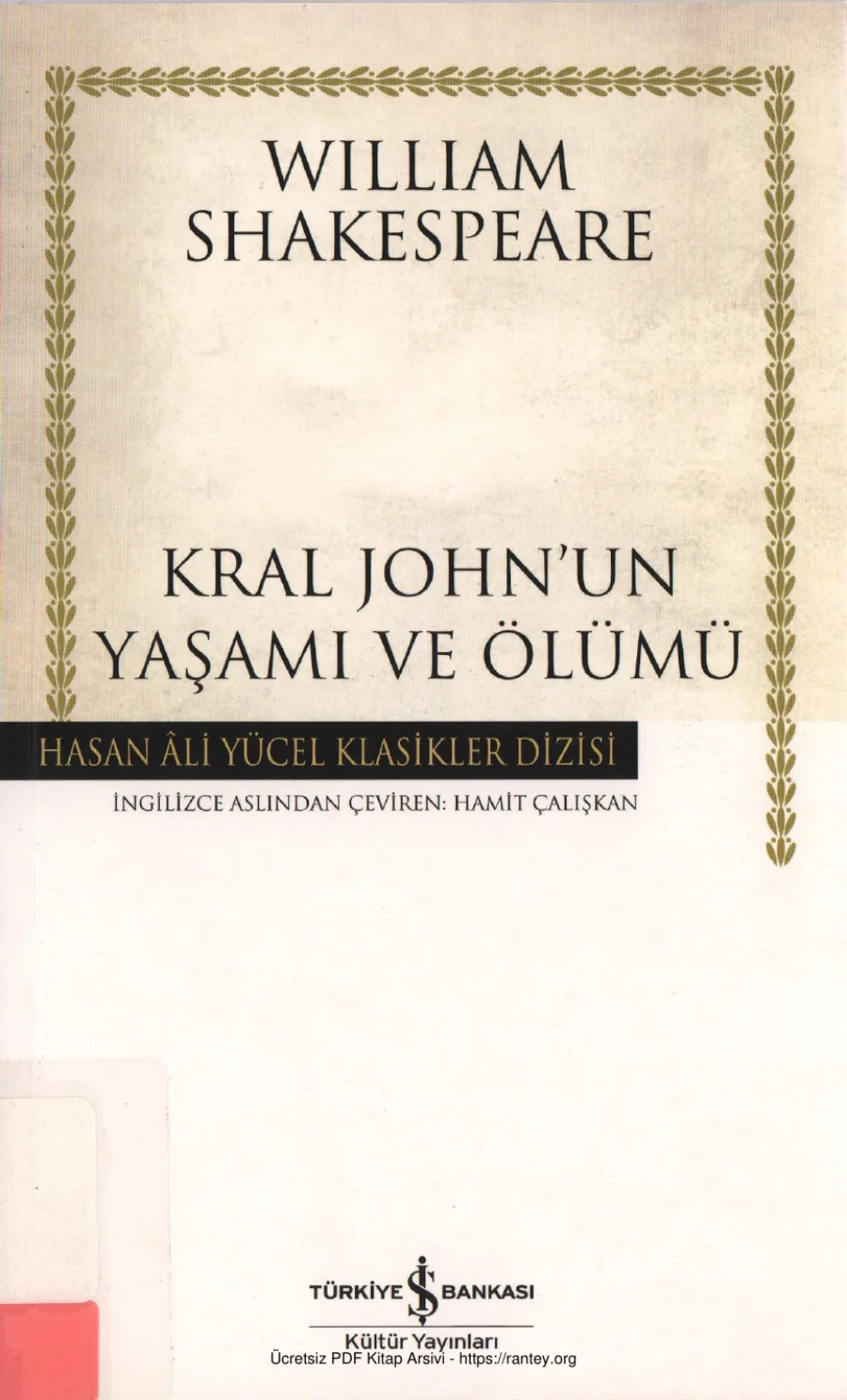 Kral John un Yaşamı ve Ölümü CS kapak görseli
