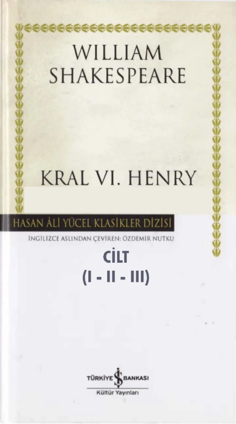 Kral VI Henry kitap kapağı