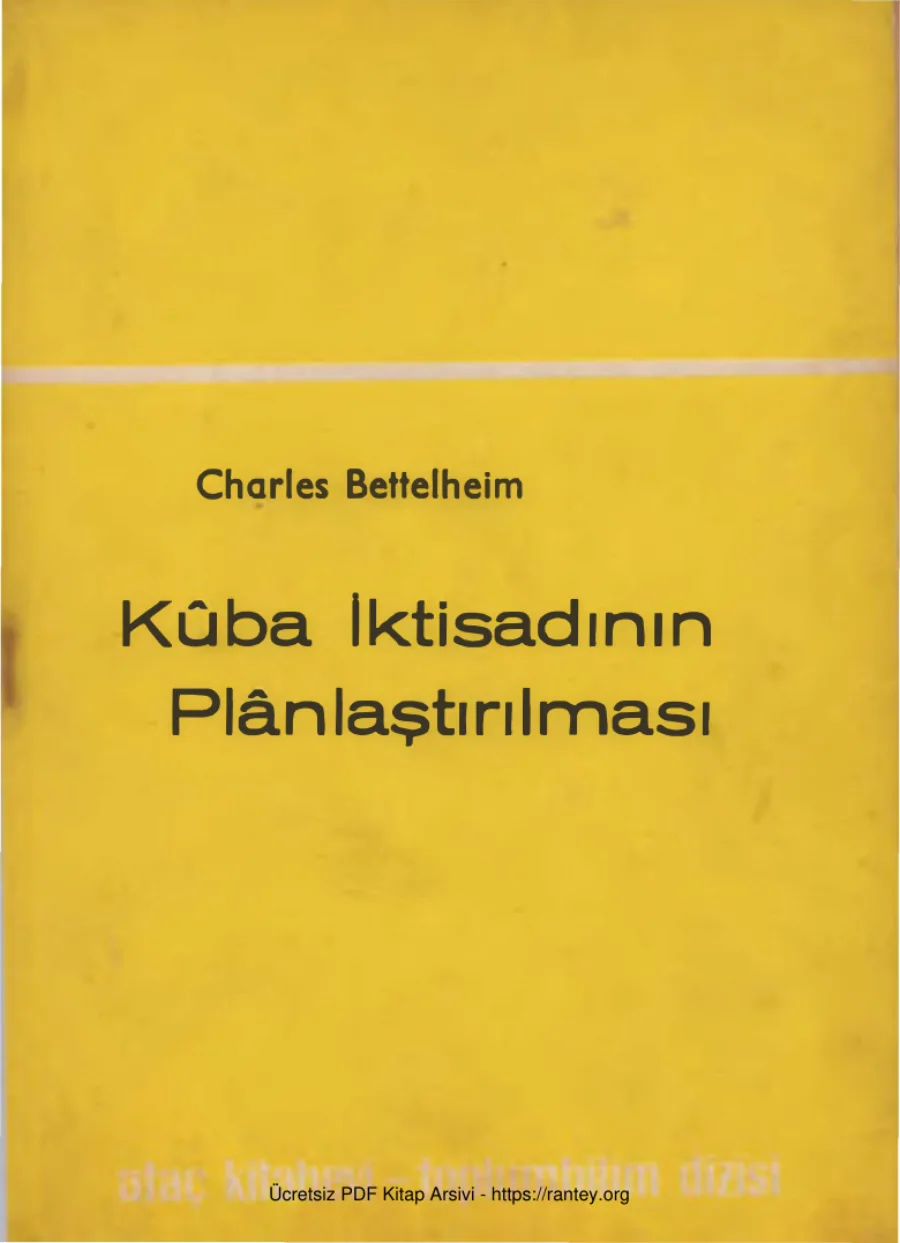 Küba İktisadının Planlaştırılması kapak görseli