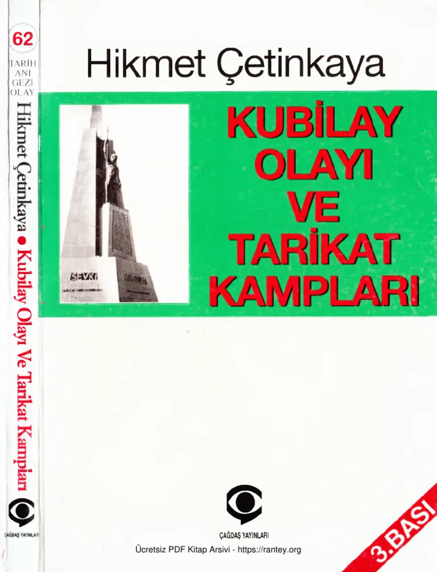 Kubilay Olayı ve Tarikat Kampları kapak görseli