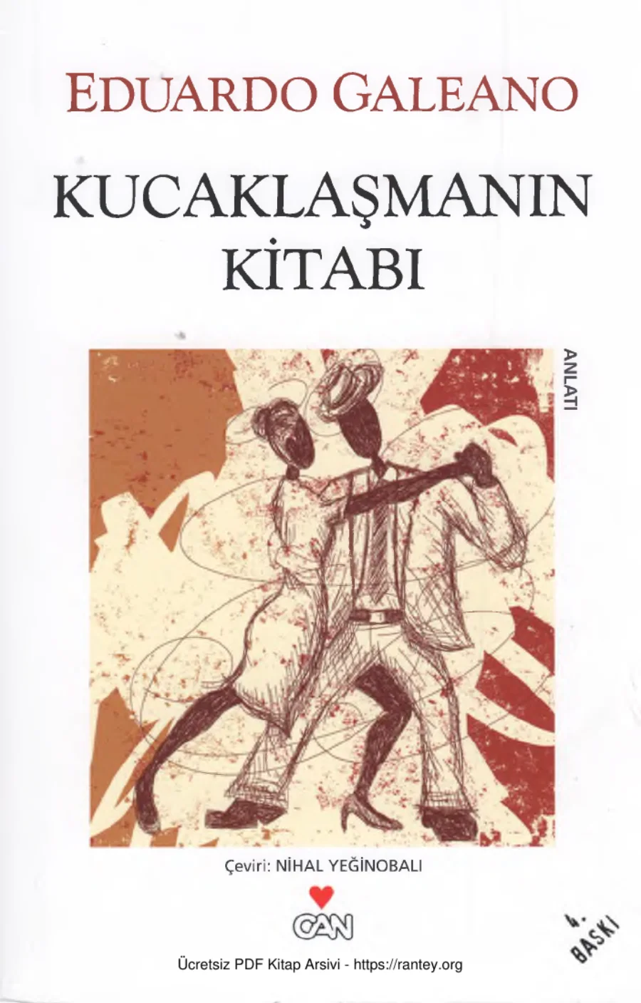 Kucaklaşmanın Kitabı Can Yayınları kapak görseli