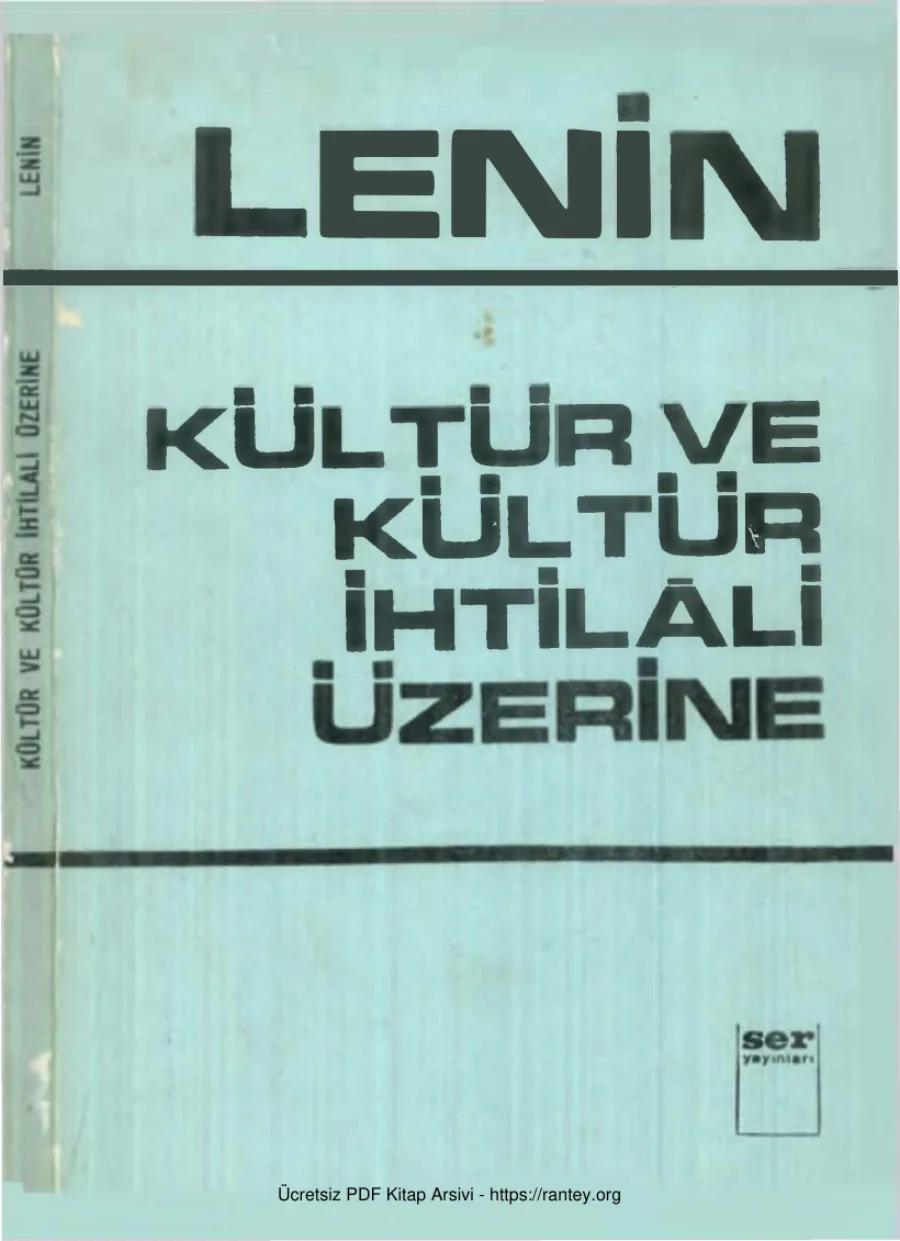 Kültür ve Kültür İhtilali Üzerine kapak görseli
