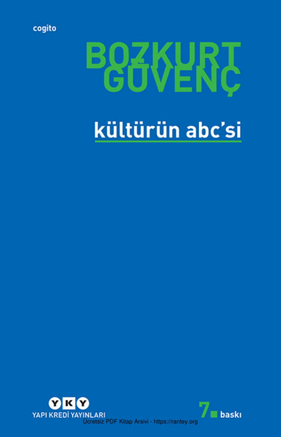 Kültürün ABCsi kapak görseli
