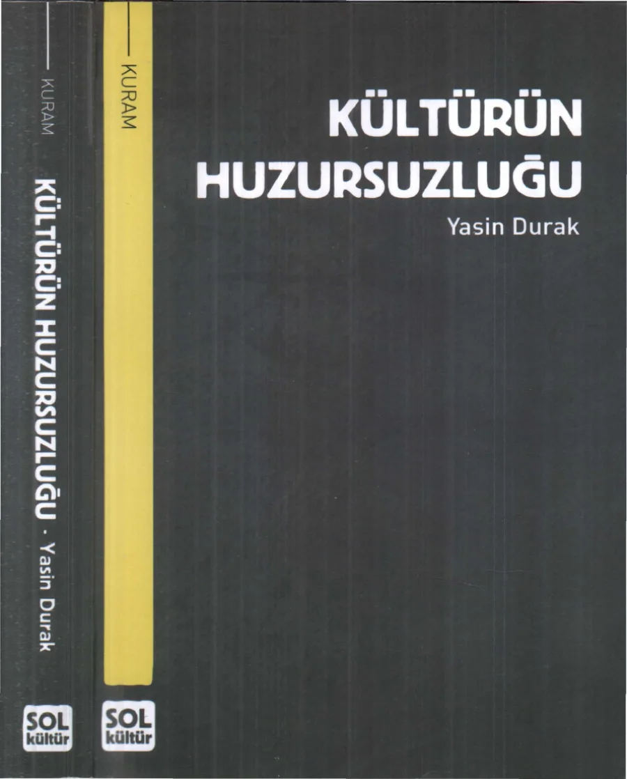 Kültürün Huzursuzluğu Sol Kültür Yayınları kapak görseli