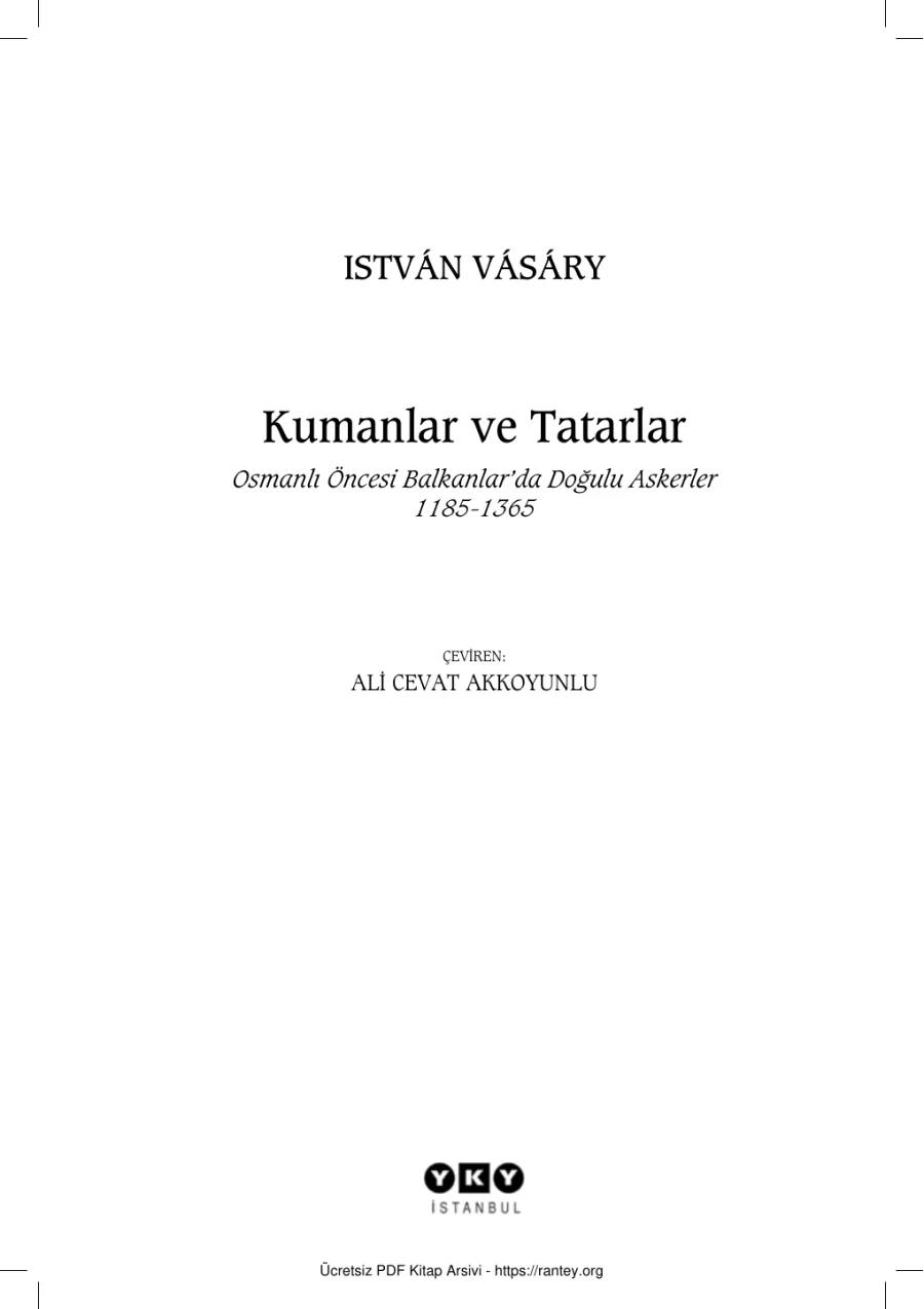 Kumanlar ve Tatarlar kapak görseli