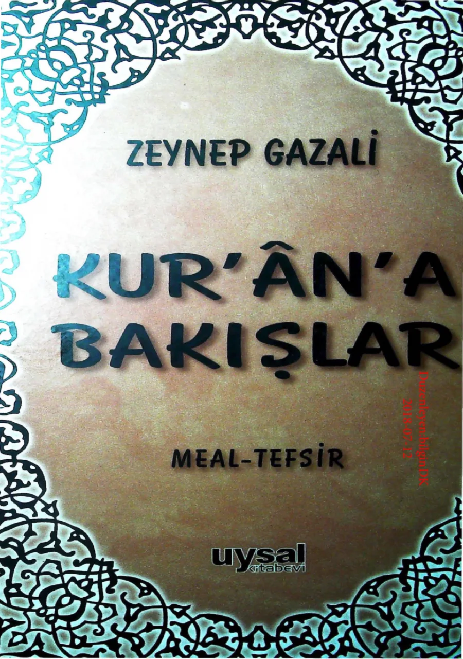 Kur'an'a Bakışlar: Meal-Tefsir kapak görseli