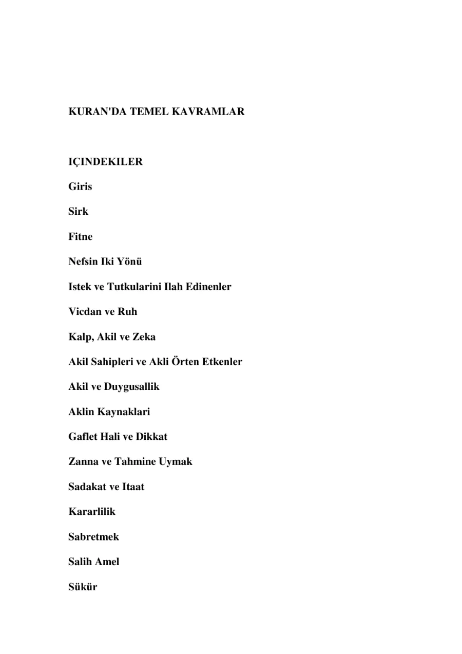 Kur'an'da Temel Kavramlar kapak görseli