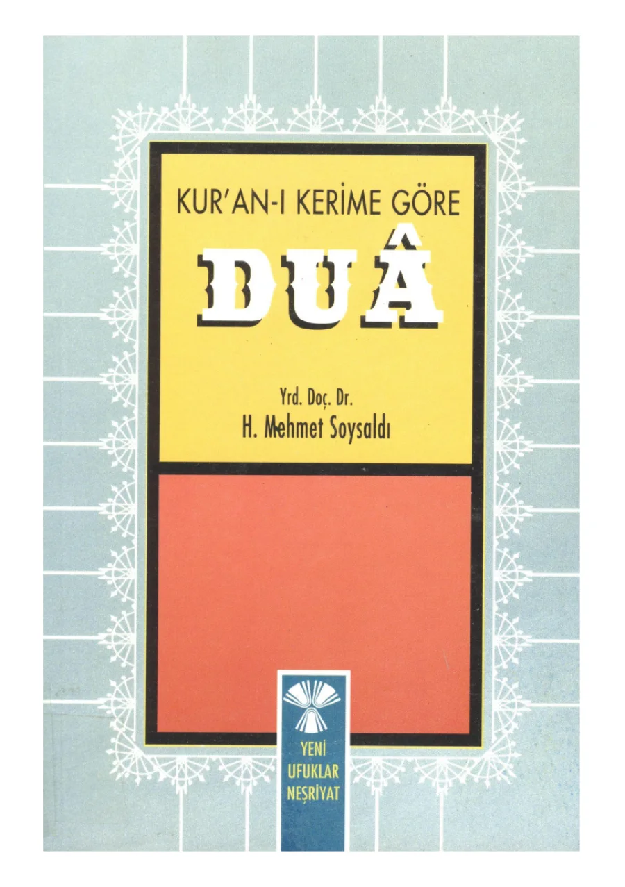 Kur'an I Kerim'e Göre Dua kapak görseli