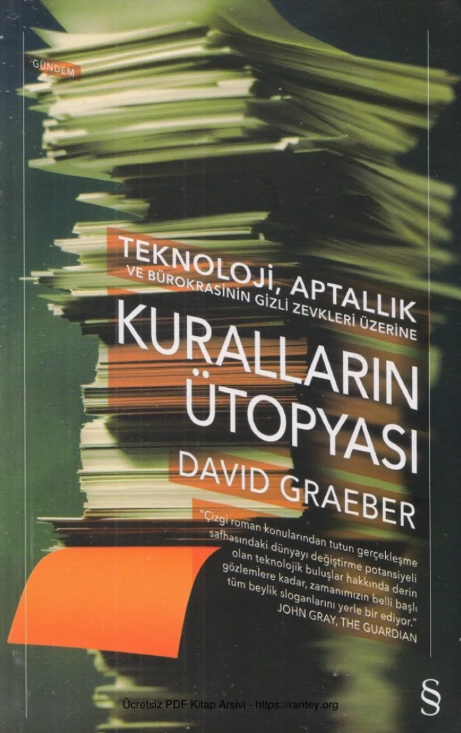 Kuralların Ütopyası kapak görseli