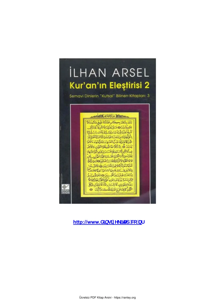 Kuran Eleştirisi 2 kapak görseli