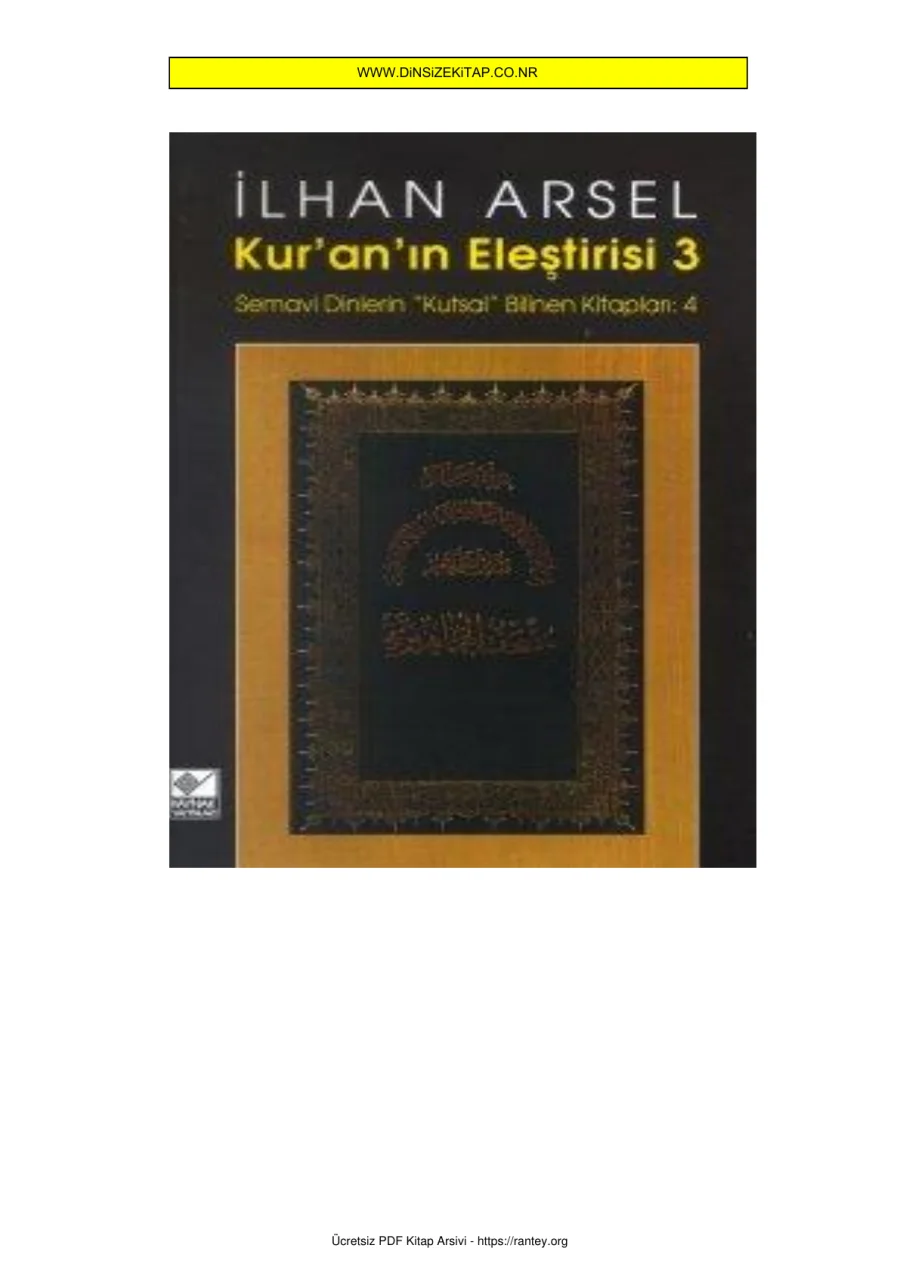 Kuran Eleştirisi 3 kapak görseli