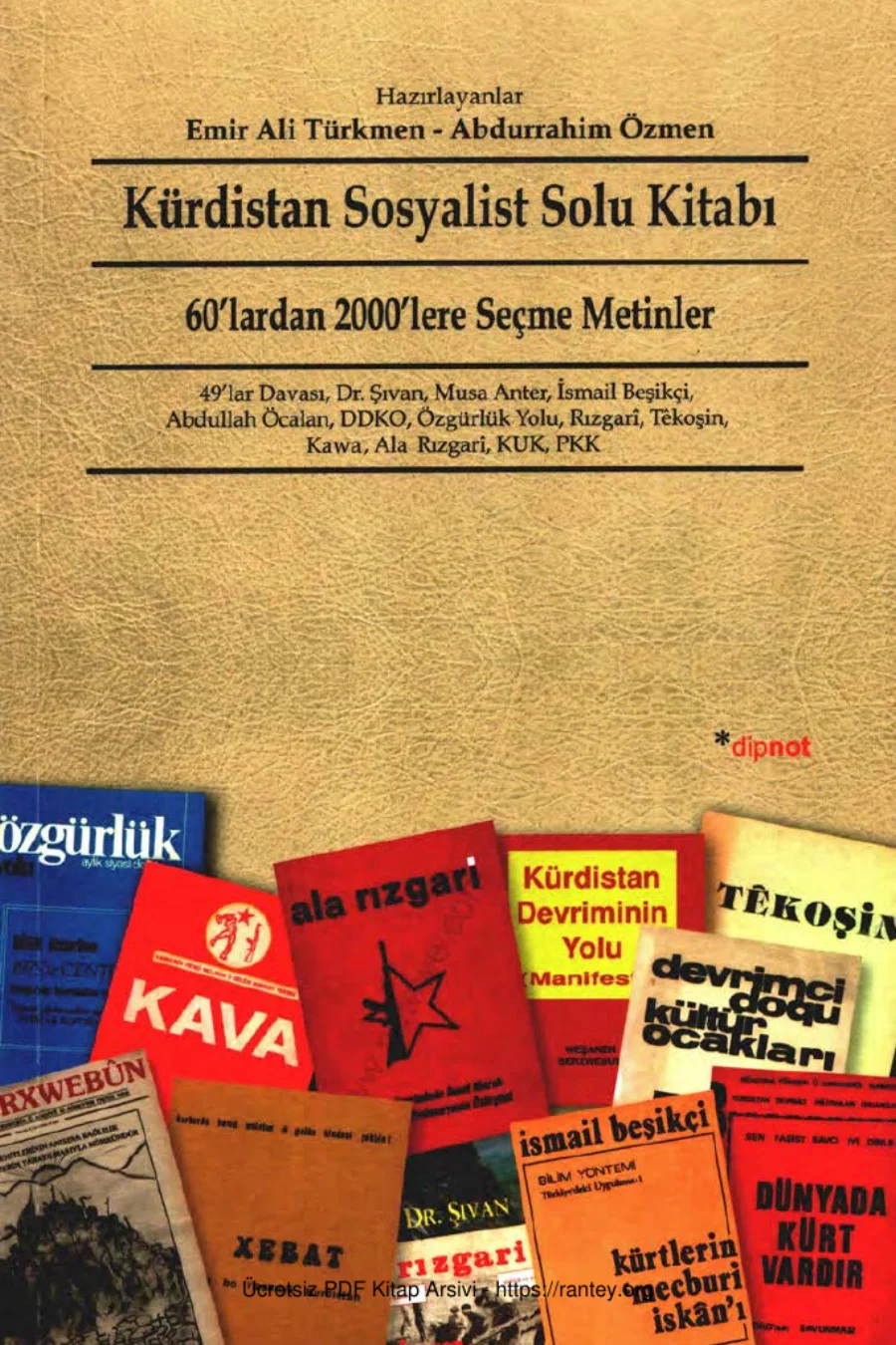 Kürdistan Sosyalist Solu Kitabı Dipnot Yayınları kapak görseli