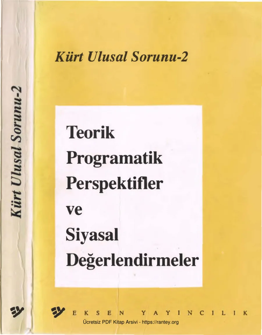 Kürt Ulusal Sorunu 2 kapak görseli