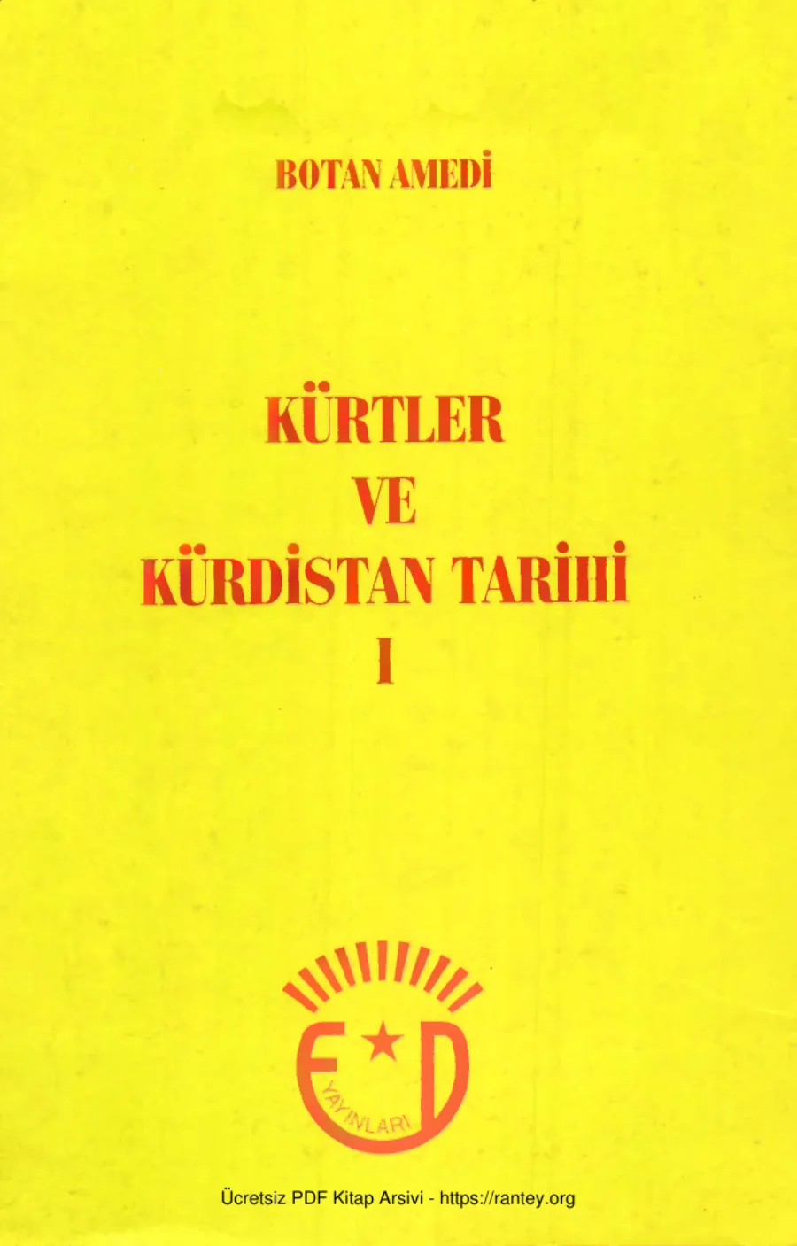 Kürtler ve Kürdistan Tarihi Fırat Dicle Yayınları kapak görseli