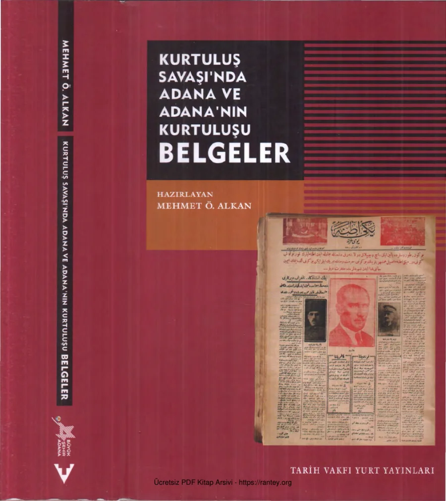 Kurtuluş Savaşında Adananın Kurtuluşu Belgeler kapak görseli