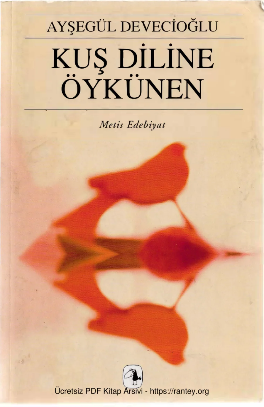 Kuş Diline Öykünen Metis Yayınları kapak görseli