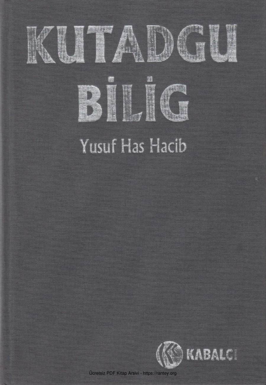 Kutadgu Bilig kapak görseli