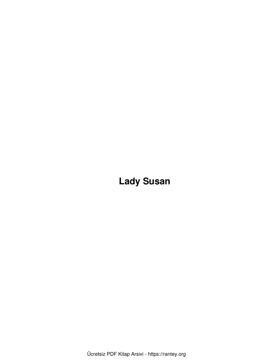 Lady Susan kapak görseli