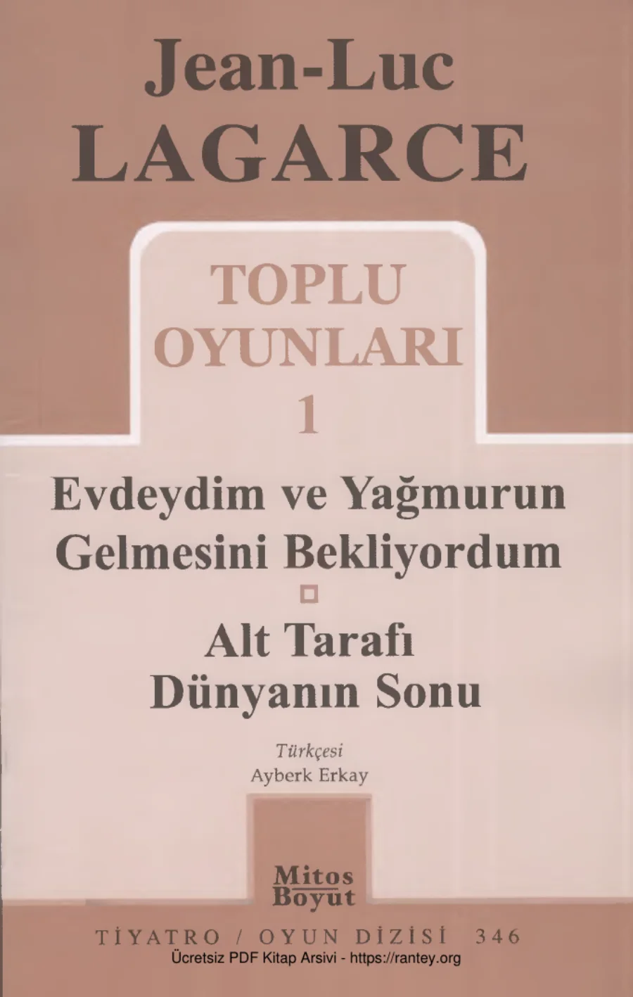 Lagarce Toplu Oyunları 1 kapak görseli
