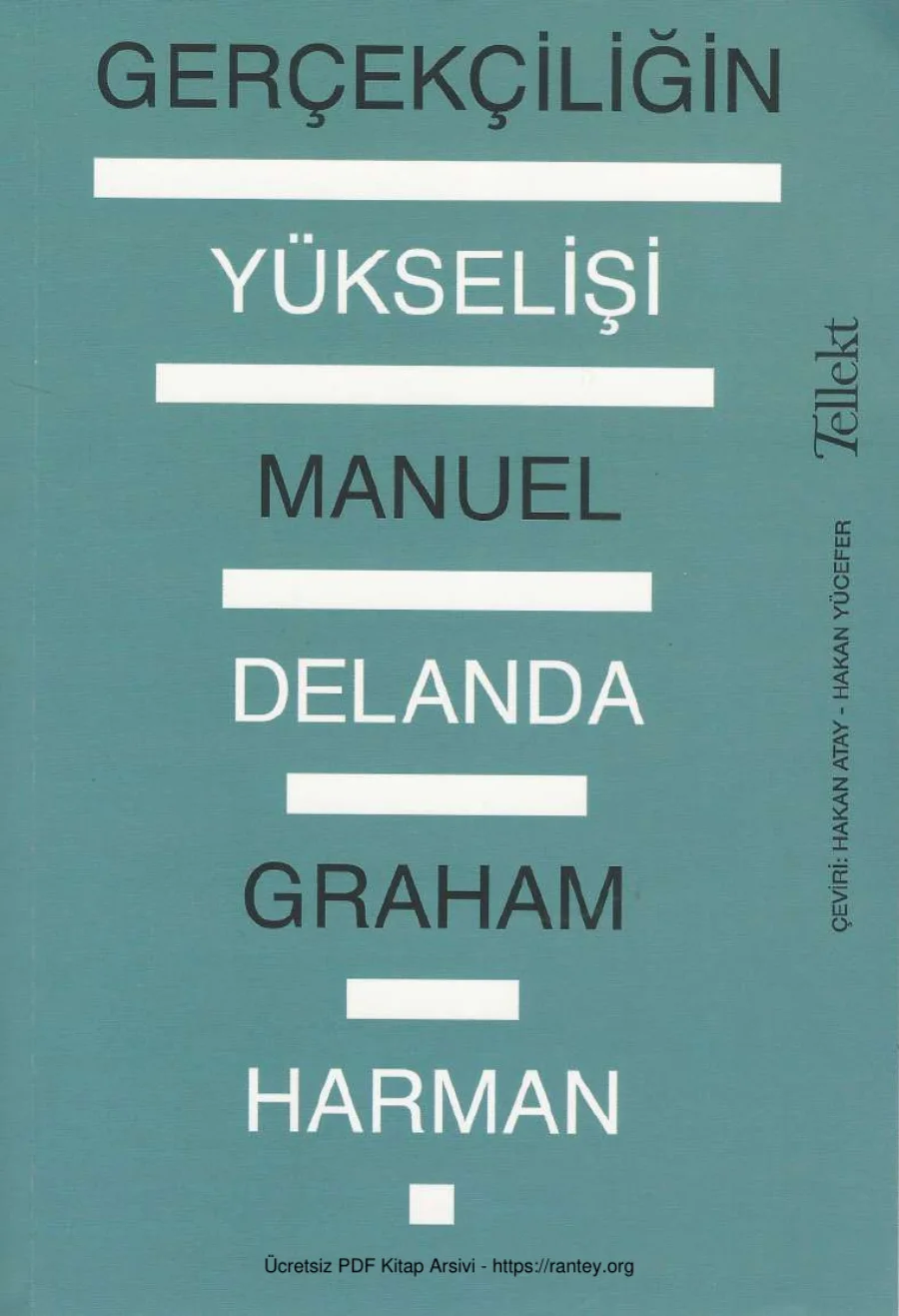 Landa Graham Harman Gerçekçiliğin Yükselişi Tellekt Yayınları kapak görseli