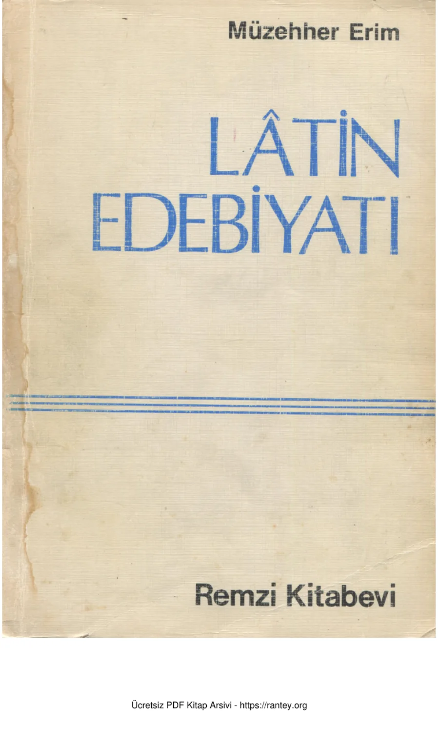 Latin Edebiyatı kapak görseli