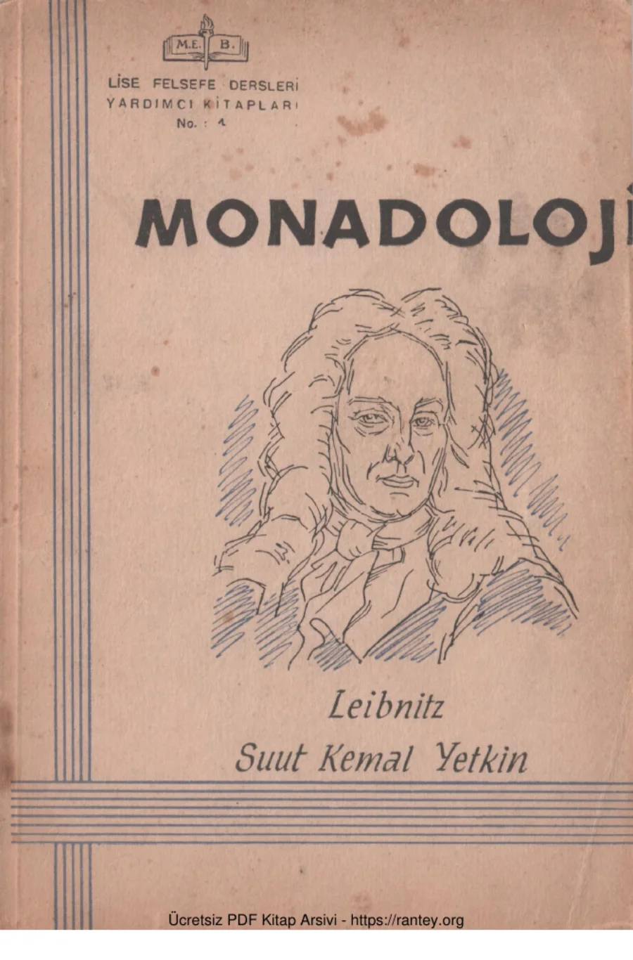 Leibniz Monadoloji kapak görseli