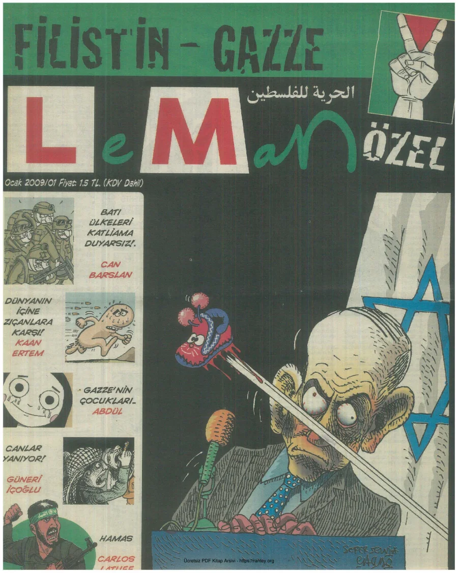 LeMan 2009 Filstin Gazze Özel kapak görseli