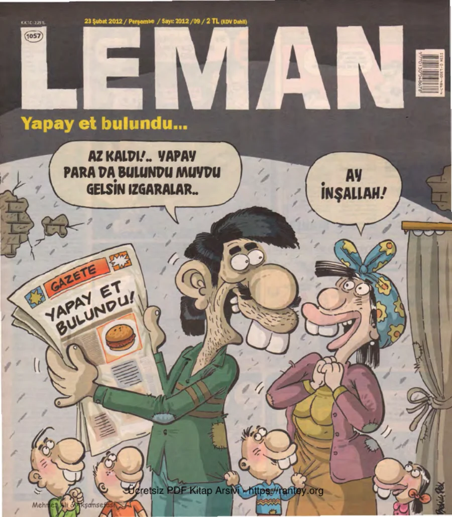 LeMan 2012 Sayı 1057 kapak görseli