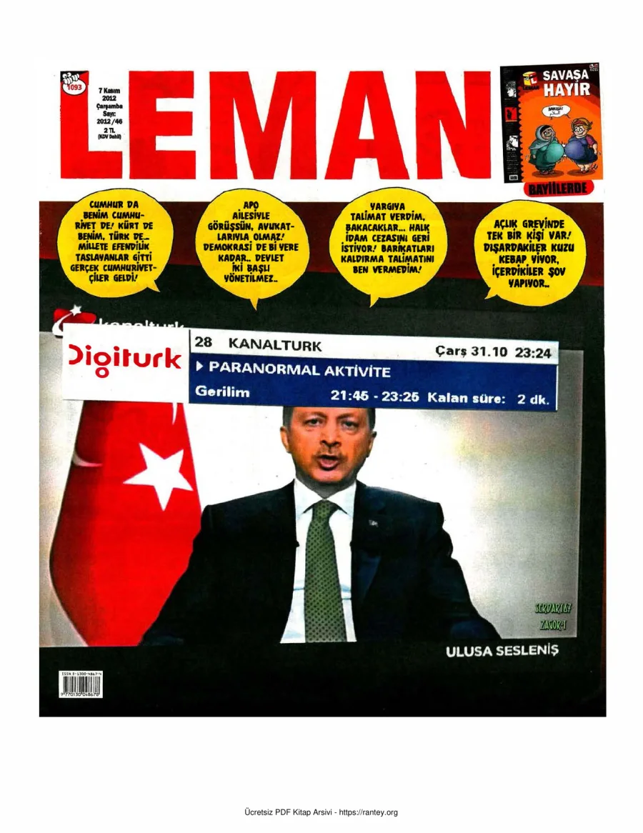 LeMan 2012 Sayı 1093 kapak görseli