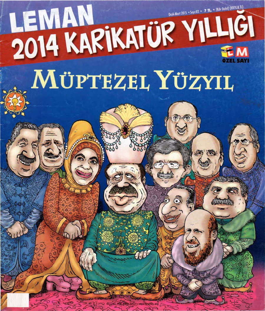 LeMan 2014 Karikaür Yıllığı 2 Müptezel Yüzyıl kapak görseli