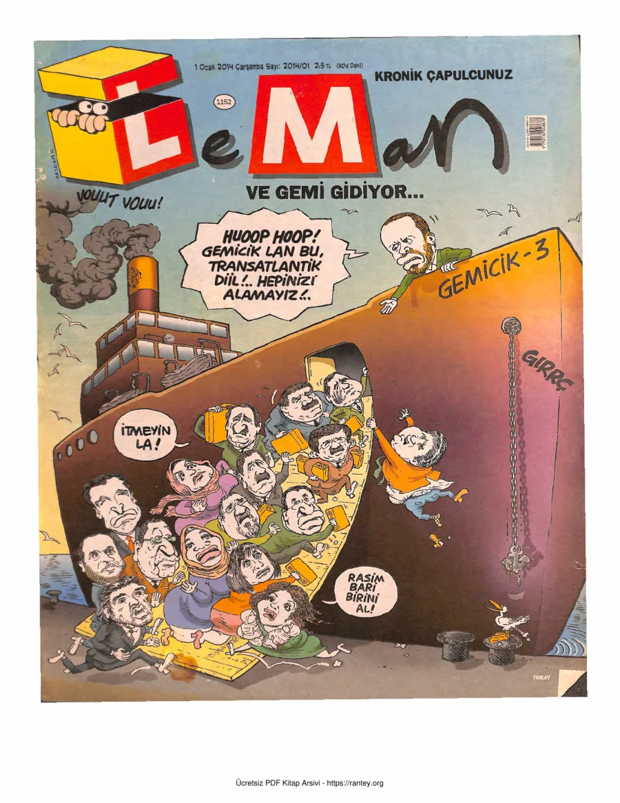 LeMan 2014 Sayı 1152 kapak görseli