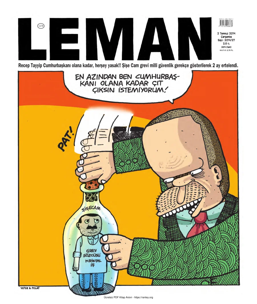LeMan 2014 Sayı 1178 kapak görseli