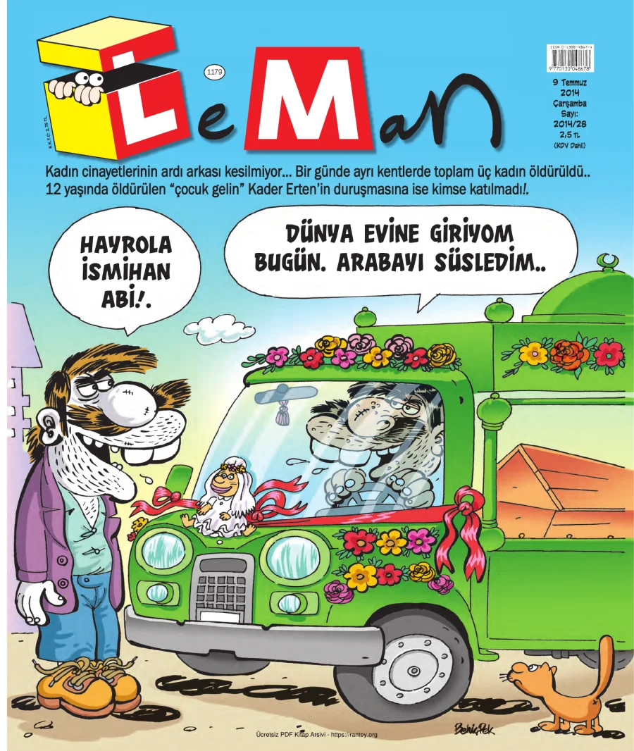 LeMan 2014 Sayı 1179 kapak görseli