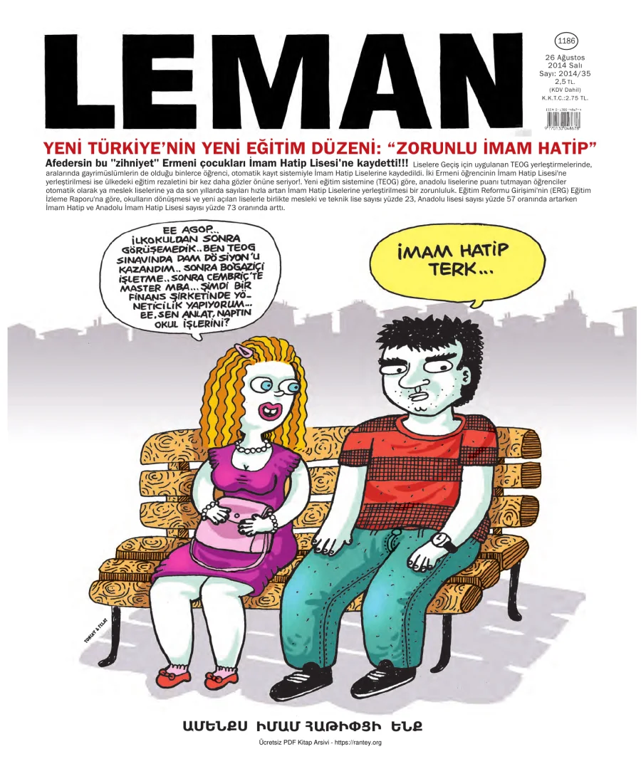 LeMan 2014 Sayı 1186 kapak görseli
