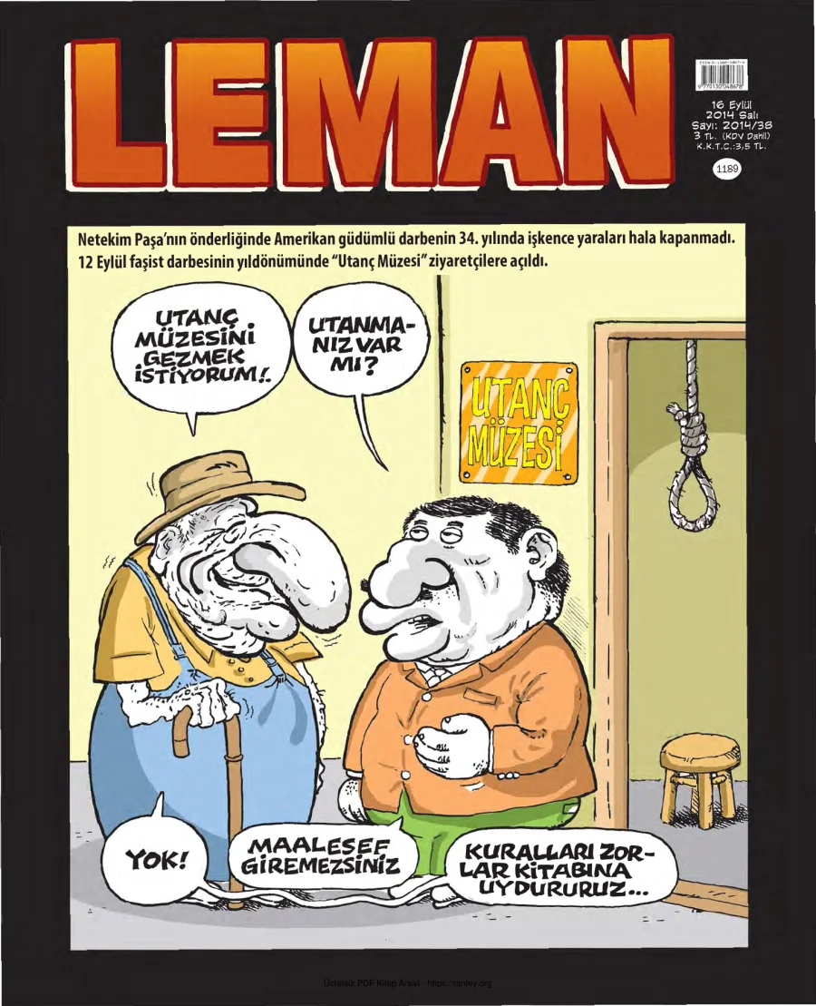 LeMan 2014 Sayı 1189 kapak görseli