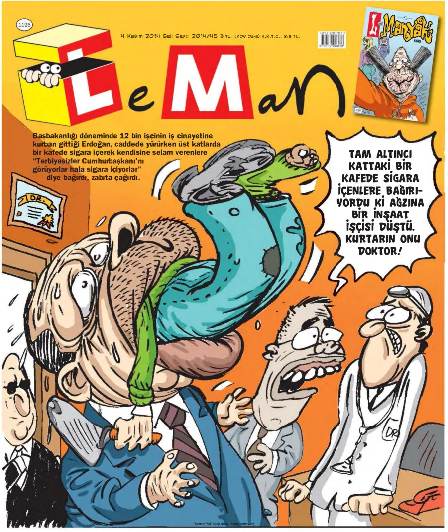 LeMan 2014 Sayı 1196 kapak görseli