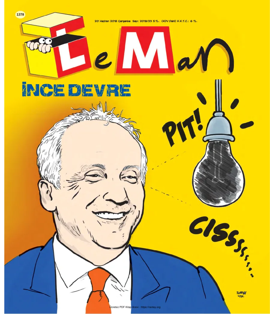 LeMan 2018 Cilt 109 Sayı 1378 1387 kapak görseli