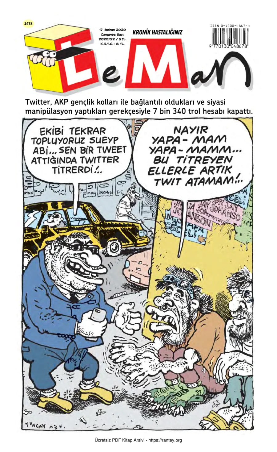 LeMan 2020 Sayı 1478 kapak görseli