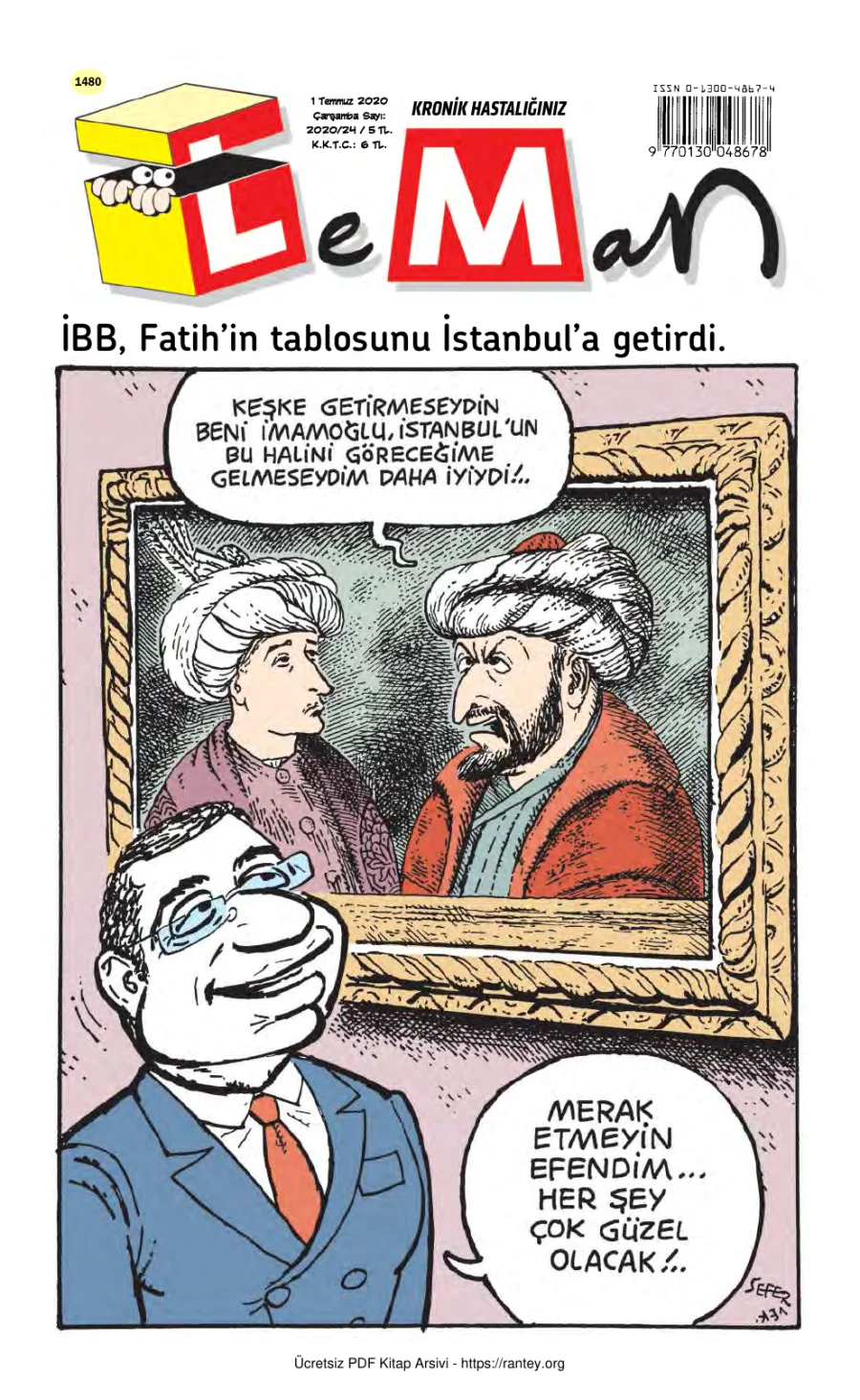 LeMan 2020 Sayı 1480 kapak görseli
