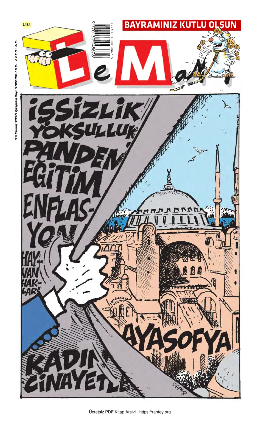 LeMan 2020 Sayı 1484 kapak görseli