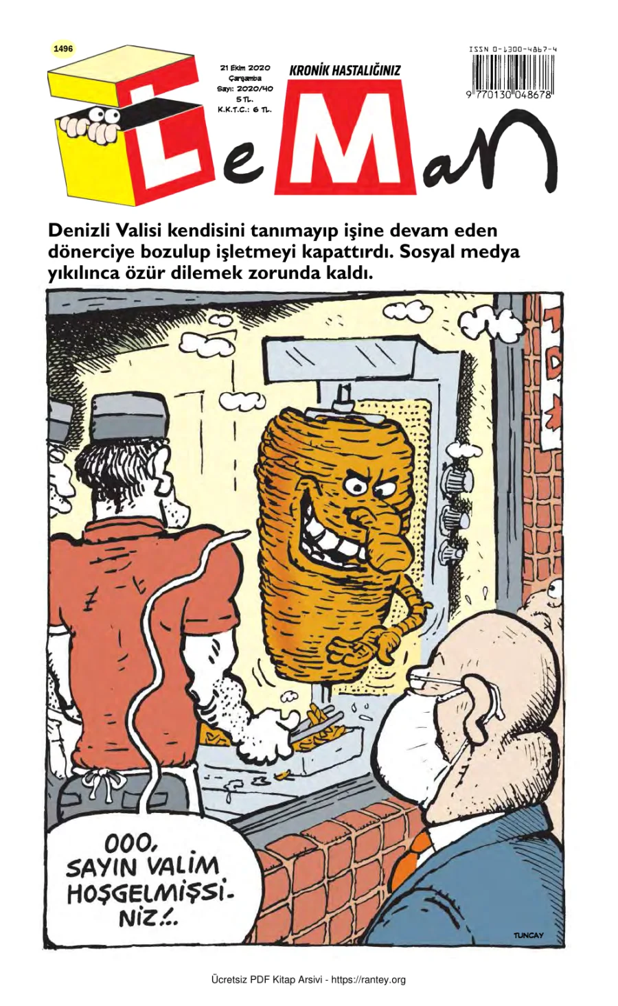 LeMan 2020 Sayı 1496 kapak görseli